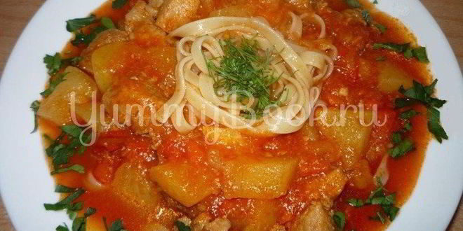 Рецепт лагмана по-домашнему из мультиварки