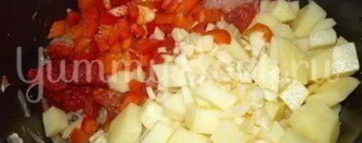 Шаг 3: лагмана по-домашнему из мультиварки