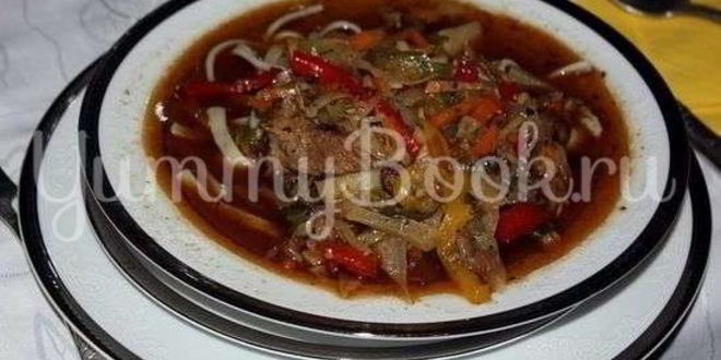 Рецепт лагмана по среднерусски