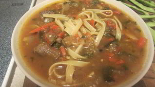 Рецепт Лагмана с баклажанами