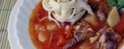 Шаг 4: лагмана с овощами