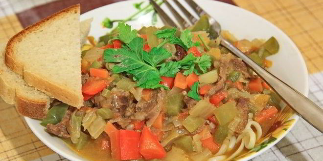 Рецепт лагмана с сельдереем