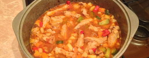 Шаг 5: лагмана с солеными огурчиками