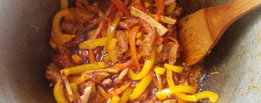 Шаг 11: лагмана с тянутой лапшой