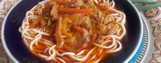 Шаг 23: лагмана с тянутой лапшой