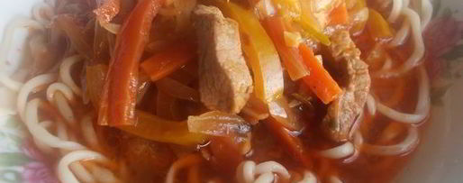 Шаг 26: лагмана с тянутой лапшой