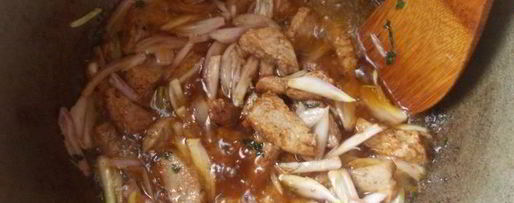 Шаг 8: лагмана с тянутой лапшой