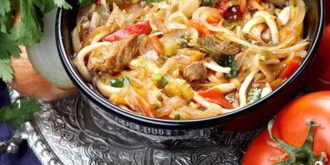 Рецепт лагмана в горшочках