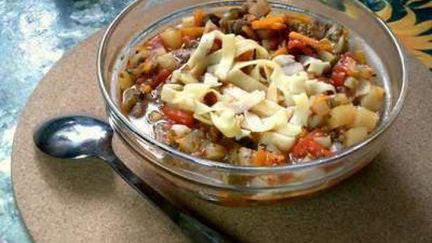 Рецепт Лагмана в казане на костре