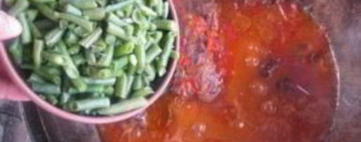 Шаг 7: лагмана в казане