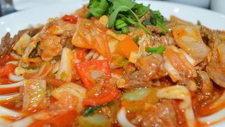 Рецепт Ленивого лагмана с курицей