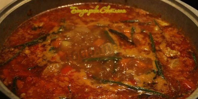 Рецепт подливы для лагмана