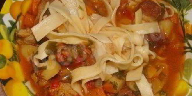 Рецепт супа лагман