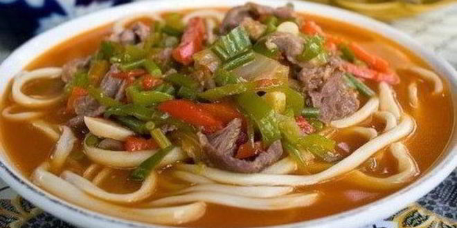 Рецепт сытного узбекского лагмана