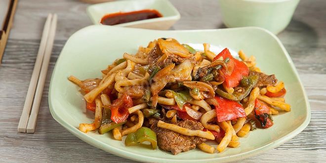 Рецепт цомяна жареного лагман