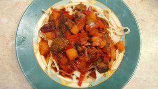 Рецепт Узбекского Лагмана с настоящей домашней лапшой