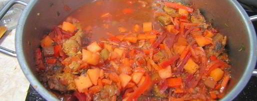 Шаг 19: узбекского лагмана с настоящей домашней лапшой