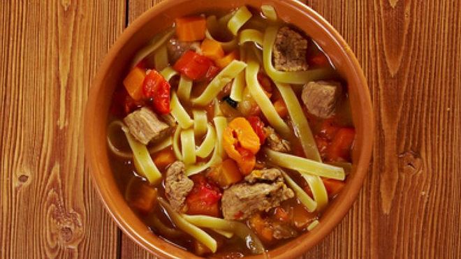Рецепт Узбекского супа лагман