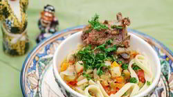 Рецепт Вкусного лагмана с бараниной по-домашнему