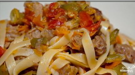 Рецепт Жареного лагмана