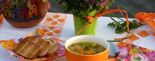 Шаг 10: легкого супа икринка