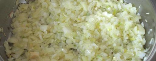 Шаг 1: лукового супа с капустой