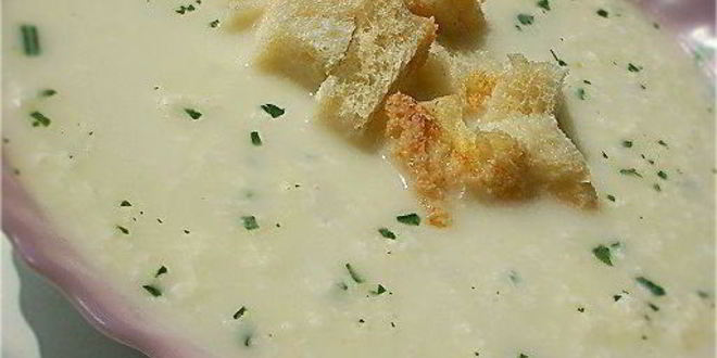 Рецепт альпийского молочного супа с сыром