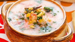 Рецепт Кисломолочного супа со свекольной ботвой Сарнапур