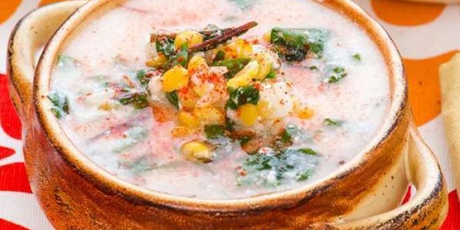 Рецепт кисломолочного супа со свекольной ботвой сарнапур