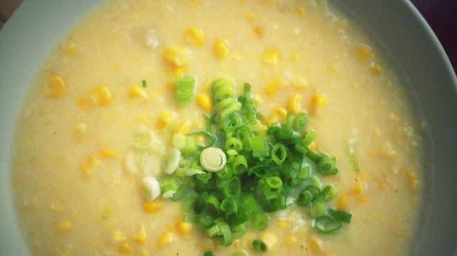 Рецепт Молочного кукурузного супа с картофелем