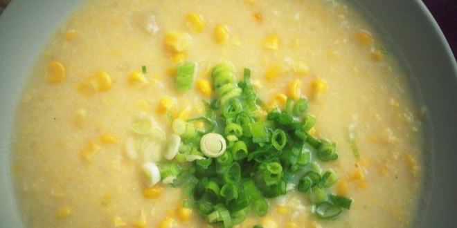 Рецепт молочного кукурузного супа с картофелем