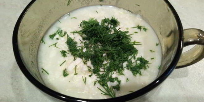 Рецепт молочного рисового супа с брынзой
