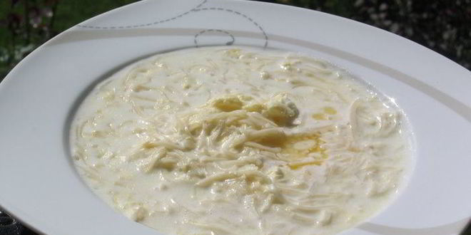 Рецепт молочного супа-лапши