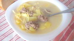 Рецепт Молочного супа с фрикадельками