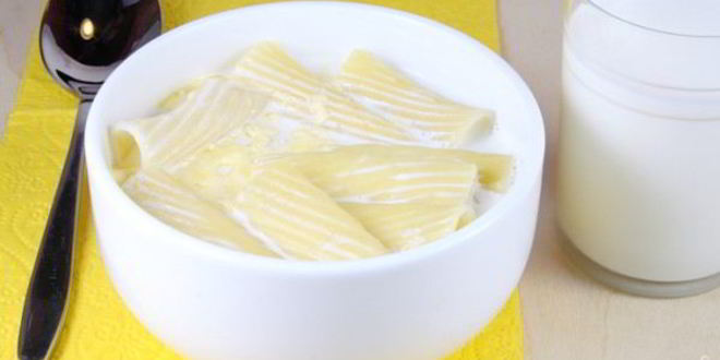 Рецепт молочного супа с макаронами