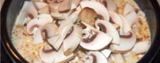 Шаг 1: молочного супа с пастой и морскими гребешками