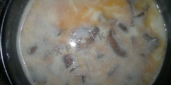 Рецепт молочного супа с рыжиками