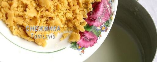 Шаг 3: молочного супа затирка