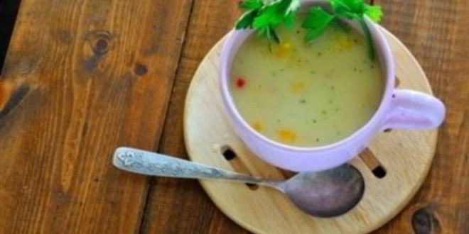 Рецепт супа молочного из трески с перцем и сельдереем