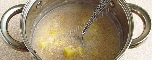 Шаг 5: супа молочного из ячневой крупы по-латышски