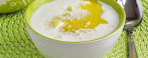 Шаг 9: супа молочного из ячневой крупы по-латышски