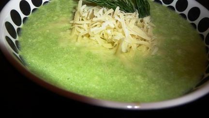 Рецепт Сырно-молочного суп с брокколи