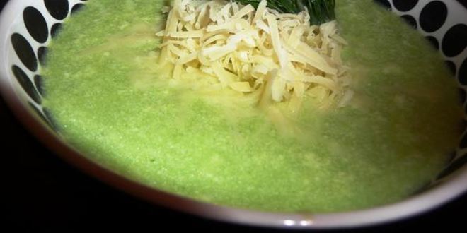 Рецепт сырно-молочного суп с брокколи