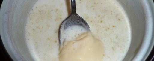 Шаг 3: сырно-молочного суп с брокколи