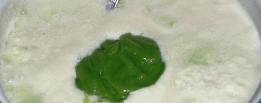 Шаг 7: сырно-молочного суп с брокколи