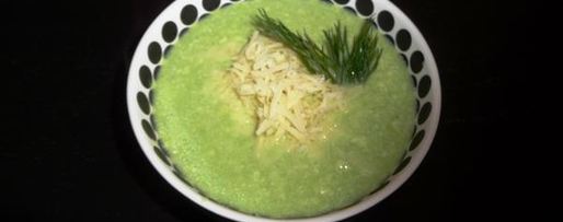 Шаг 8: сырно-молочного суп с брокколи