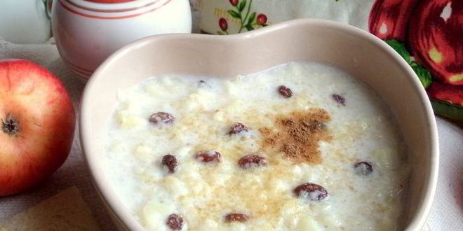 Рецепт ванильно-молочного суп с кускусом