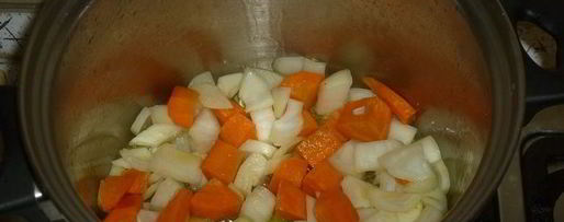 Шаг 1: морковного супа с булгуром