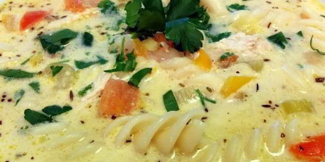 Рецепт нежного итальянского супа с курицей