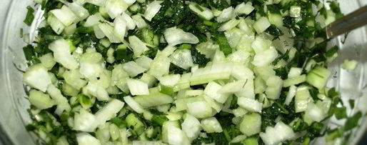 Шаг 6: азербайджанской окрошки овдух